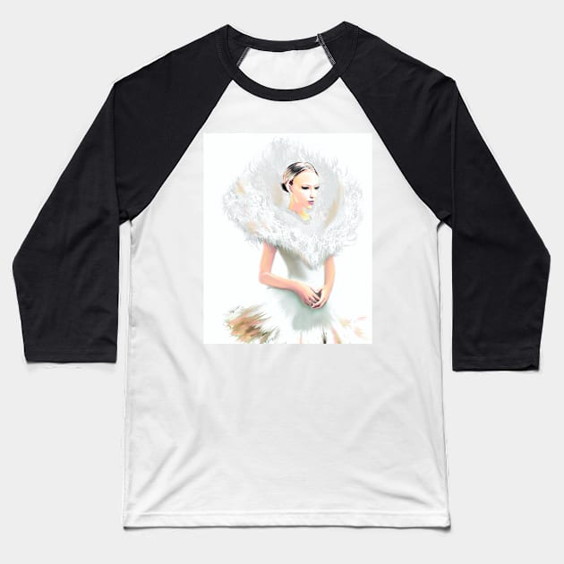 Ballet Dancer Baseball T-Shirt by JeLoTall